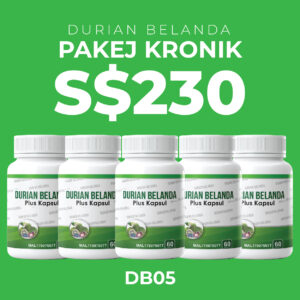 PAKEJ KRONIK - 5 DURIAN BELANDA PLUS KAPSUL
